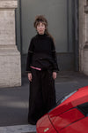 BASERANGE camel turtleneck sweater FCTN-RIB-WI23 black